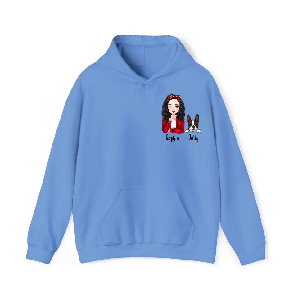 Personalized Dog Mom Custom Name Dog Lovers Gift Hoodie 2D Printed HN231406