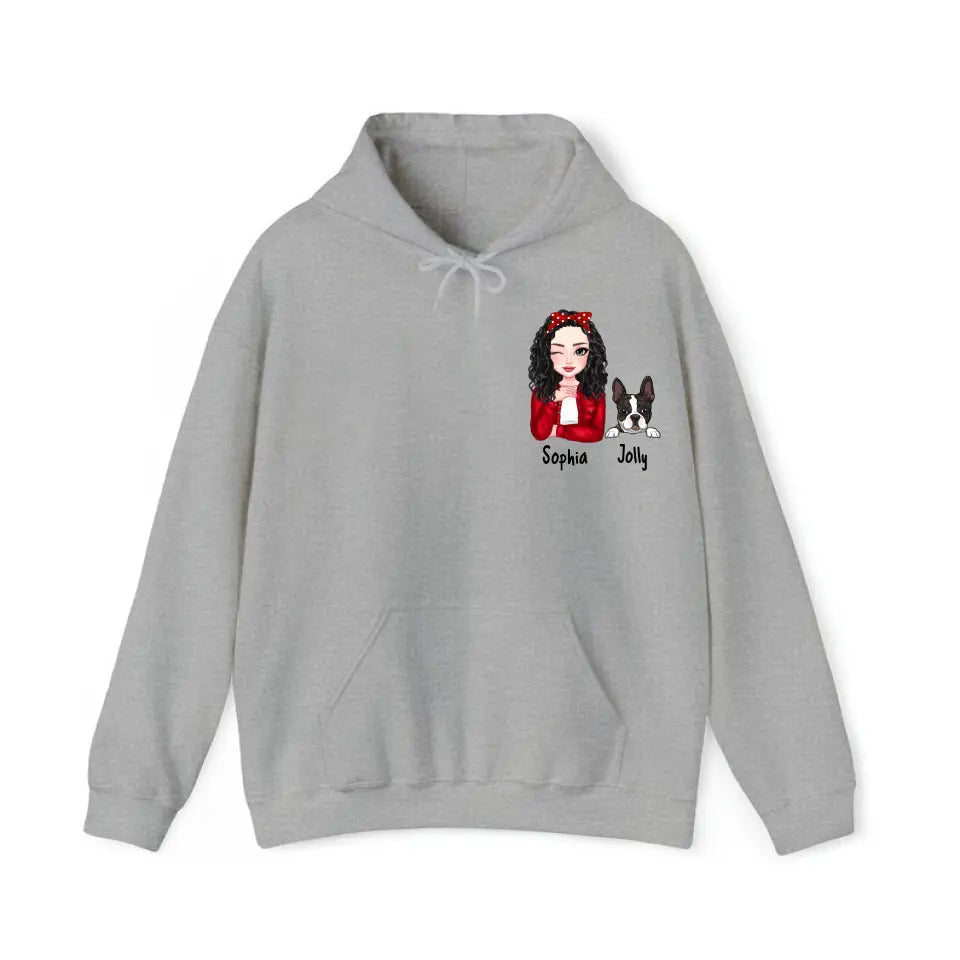 Personalized Dog Mom Custom Name Dog Lovers Gift Hoodie 2D Printed HN231406