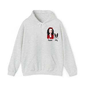 Personalized Dog Mom Custom Name Dog Lovers Gift Hoodie 2D Printed HN231406