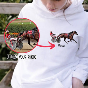 Personalized Upload Your Photo Harness Racing Hoodie 2D Printed KVH231420