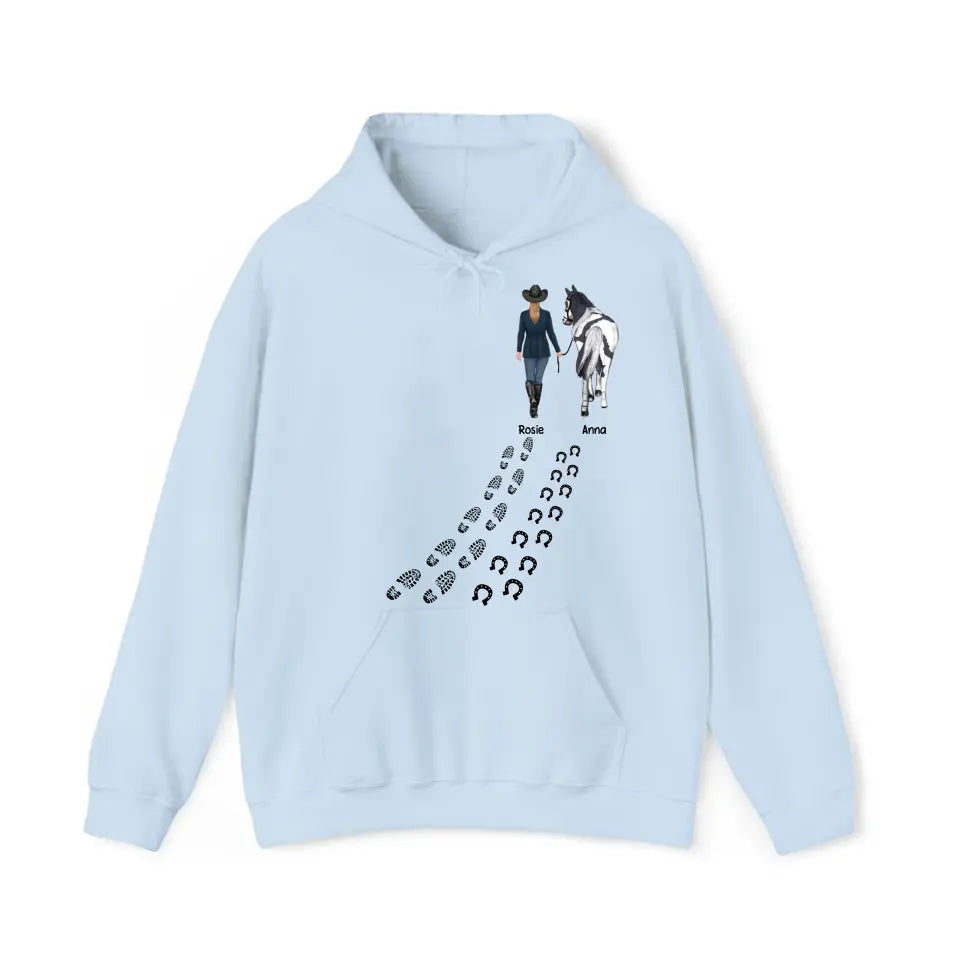 Personalized Horse Girl Custom Name Horse Lovers Gift  Hoodie 2D Printed VQ231437