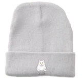 Personalized Cat Name Cat Lovers Gift Embroidered Beanie Printed LVA231244