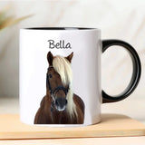 Personalized Upload Your Horse Photo Horse Custom Name Horse Lovers Gift Accent Mug Printed VQ231459