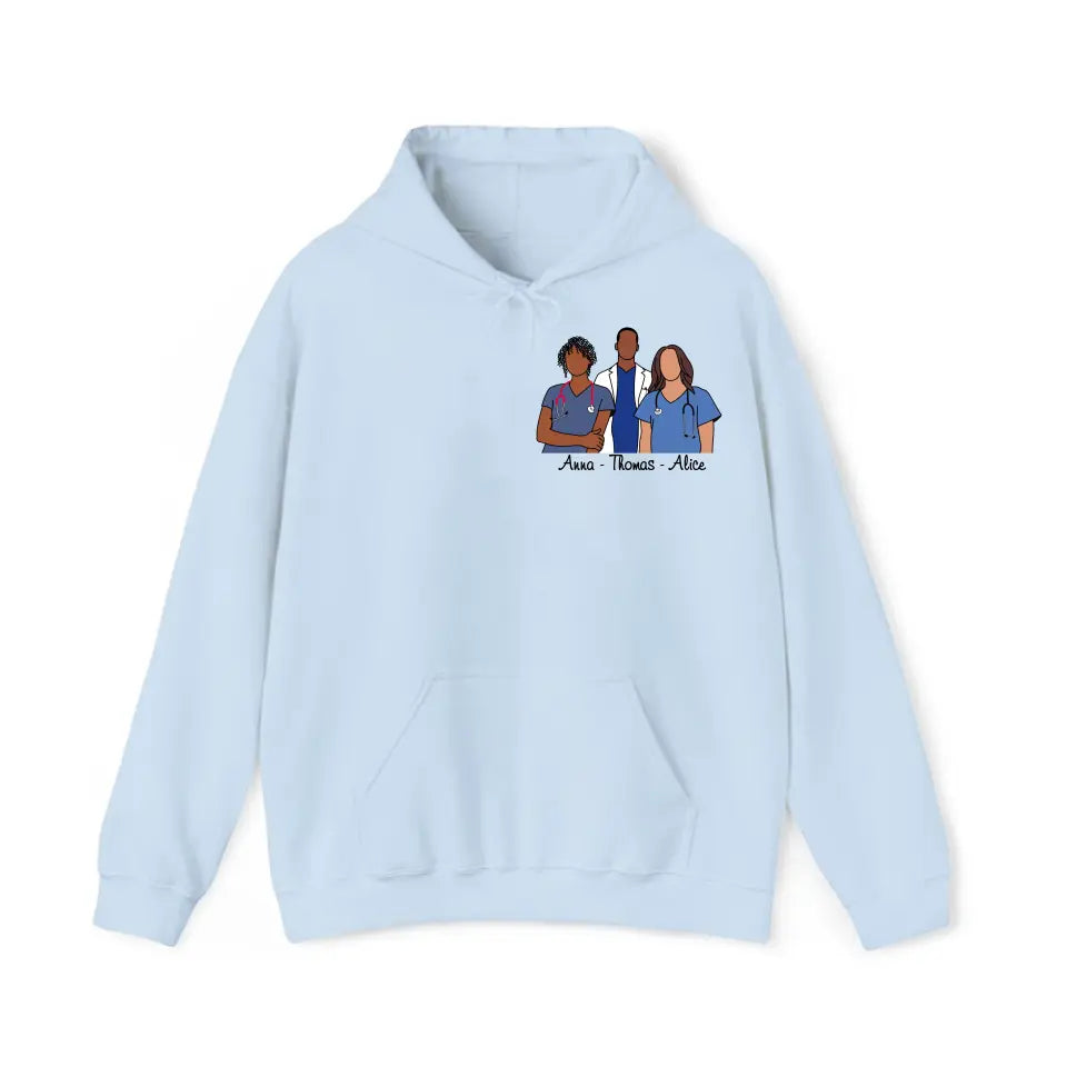 Personalized Upload Your Photo Nurse Gift Hoodie 2D Printed LVA231462