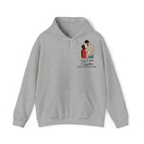 Personalized Upload Your Photo Together From Our First Kiss Till Our Last Breath Couple Gift Hoodie 2D Printed QTLVA231465