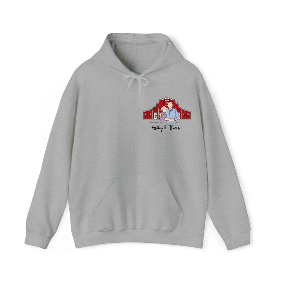 Personalized Upload Your Family Photo Minimalist Drawing Hoodie 2D Printed VQ231471