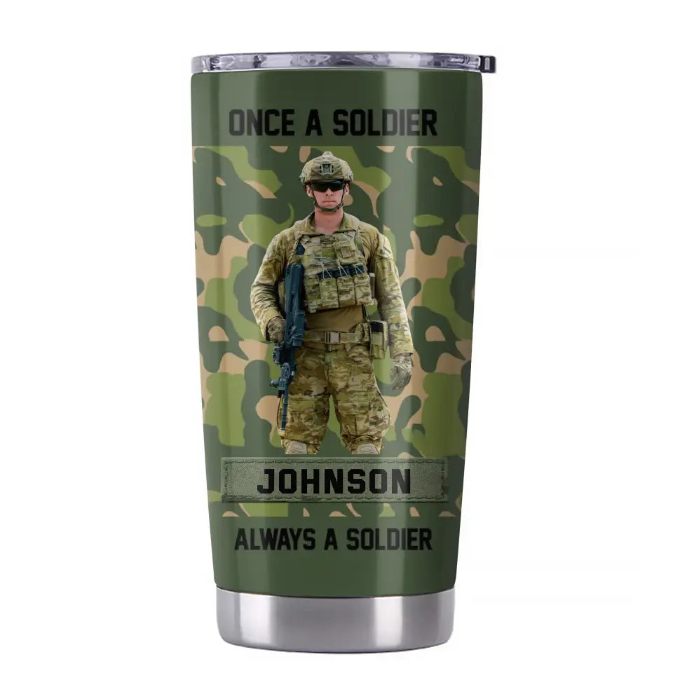 Personalized Norwegian Armed Forces Upload Your Photo Tumbler Printed  231470AHVH