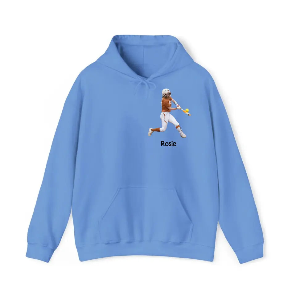 Personalized Upload Your Photo Softball Hoodie 2D Printed KVH231431