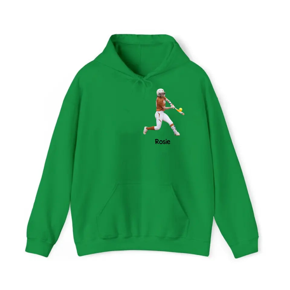 Personalized Upload Your Photo Softball Hoodie 2D Printed KVH231431