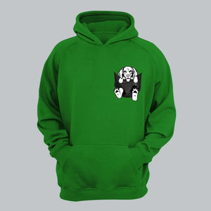 Personalized Upload Your Photo Dog Torn Hole Hoodie 2D Printed VQ231408