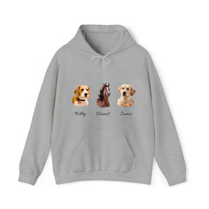 Personalized Upload Your Pet Photo Dog Lovers Horse Lovers Gift Hoodie 2D Printed LVA231500