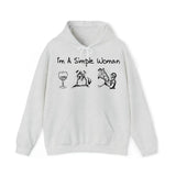 Personalized Upload Your Photo I'm A Simple Woman Dog Lovers Horse Lovers Gift Hoodie 2D Printed HN231517