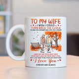 Personalized Upload Your Photo To My Wife Couple Custom Name White Mug Printed VQ231524