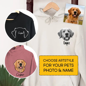 Personalized Upload Your Dog Photo Dog Lovers Gift Hoodie 2D Printed LVA231542