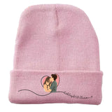 Personalized Upload Your Photo Couple Custom Name Embroidered Beanie Printed VQ231557