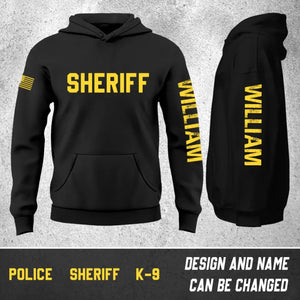 Personalized US Officer Custom Title And Name Hoodie 2D Printed QTHN1603