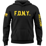 Personalized US Firefighter Custom Text And Name Hoodie 2D Printed QTHN1608