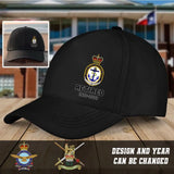 Personalized New Zealand Defence Force Veteran Custom Time Black Cap QTHN1645