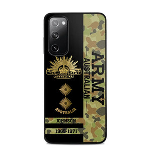 Personalized Australian Armed Forces Logo Custom Name Phonecase Printed 231721AHVA