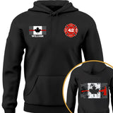 Personalized Canadian Firefighter Custom Name & ID Hoodie 2D Printed VQ231749