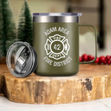 Personalized Firefighter Custom ID Laser Handle Cup Printed LVA2403