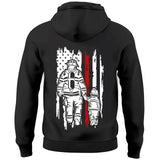 Personalized US Retired Firefighter Custom Time Hoodie 2D Printed 2421AHHN