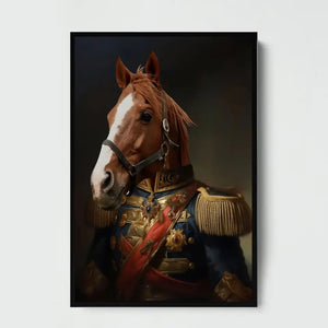 Personalized Upload Your Horse Photo Custom Name Poster Printed HN2446