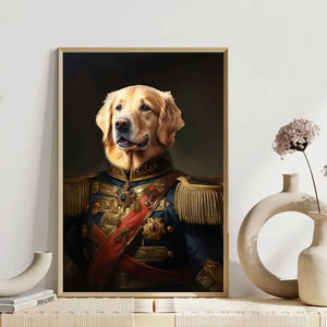 Personalized Upload Your Dog Photo Royal Dog Lovers Gift Poster Printed VQ2452