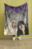 Personalized Dog Forest Dog Lovers Gift Sherpa or Fleece Blanket Printed HN2468