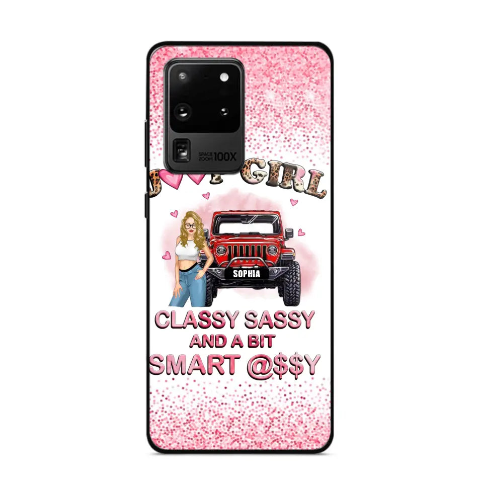 Personalized Jeep Girl Classy Sassy And A Bit Smart Assy Phonecase Printed VQ2492