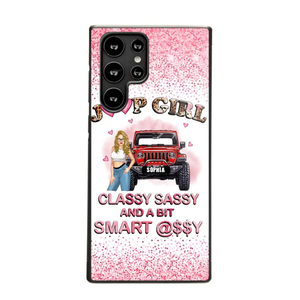 Personalized Jeep Girl Classy Sassy And A Bit Smart Assy Phonecase Printed VQ2492