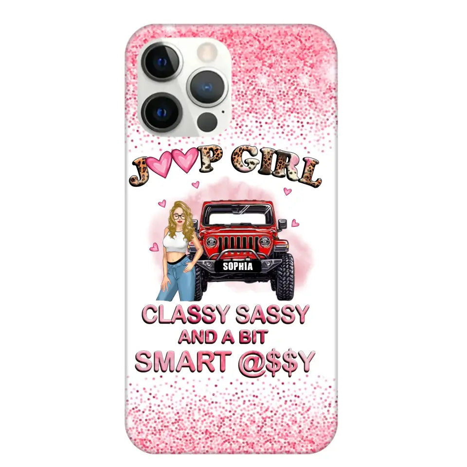 Personalized Jeep Girl Classy Sassy And A Bit Smart Assy Phonecase Printed VQ2492