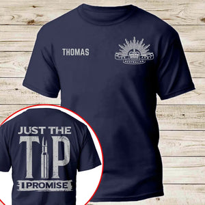 Personalized Just The Tip I Promise Australian Veteran T-shirt Printed QTLVA24208