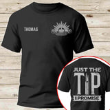 Personalized Just The Tip I Promise Australian Veteran T-shirt Printed QTLVA24208