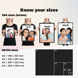 Personalized Upload Your Photo Couple Gift Valentine's Day Gift Poster Printed HN24221