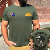 Personalized I Walked The Walk Australian Veteran Custom Name & Time T-shirt Printed VQ24253