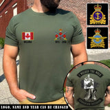 Personalized I Walked The Walk Canadian Veteran Custom Name & Time T-shirt Printed VQ24253