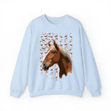 Personalized Upload Your Horse Photo Horse Lovers Gift Sweatshirt & Legging Printed QTHN24291