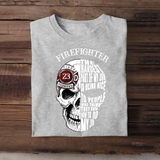 Personalized Firefighter The Hardest Part of My Job Is Being Nice To People Who Think They Know How To Do My Job Skull Firefighter T-shirt Printed QTHN24322