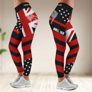 Personalized Australia Fire Wife Take By My Firefighter Legging QTVQ24337