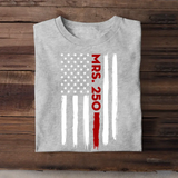 Personalized US Firefighter ID Love Gift for Her for Him T-shirt Printed QTHN24376