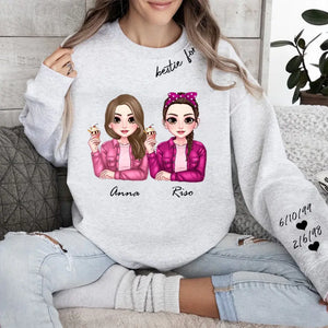 Personalized Bestie Forever Gift for Best Friends  Sweatshirt Printed HN24381