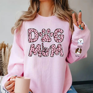 Personalized Dog Mom Dog Lovers Gift Sweatshirt Printed QTHN24395