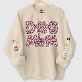 Personalized Dog Mom Dog Lovers Gift Sweatshirt Printed QTHN24395