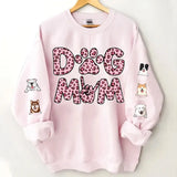 Personalized Dog Mom Dog Lovers Gift Sweatshirt Printed QTHN24395