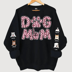 Personalized Dog Mom Dog Lovers Gift Sweatshirt Printed QTHN24395