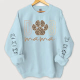 Personalized Dog Mama Dog Mom Dog Ears Line Sweatshirt Printed QTLVA24407