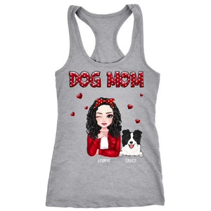 Personalized Dog Mom Dog Lovers Gift Women's Ideal Racerback Tank Printed HN24409