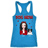 Personalized Dog Mom Dog Lovers Gift Women's Ideal Racerback Tank Printed HN24409