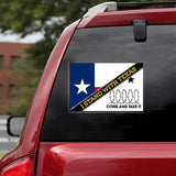Personalized I stand With Texas Decal Printed AHVQ24421